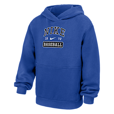 Nike Club Fleece Big Kids' Baseball Pullover Hoodie. Nike.com